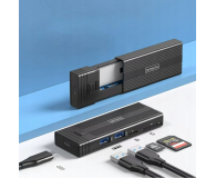 Zenwire Obudowa na dysk HUB USB-C 7w1 SSD M.2 NVME PCIE SATA SD - 1604620 - zdjęcie 3